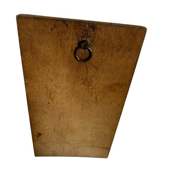 Vintage Child Girl Boy Praying Blonde Halo Small Print - Picture 2 of 2